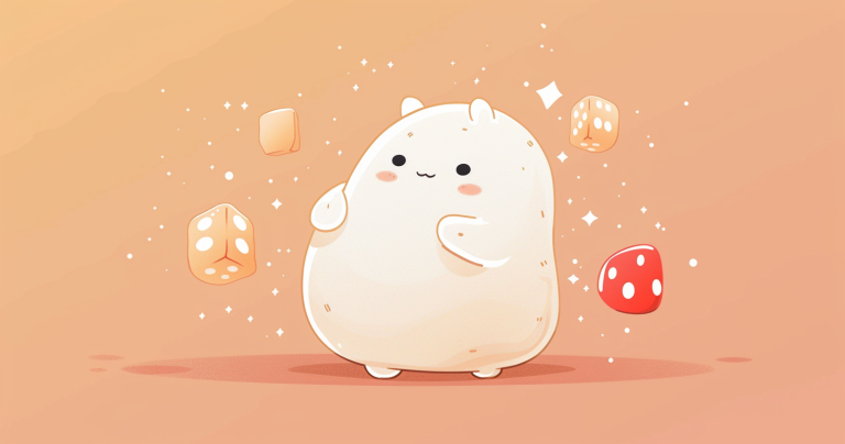 Mo with Dice showing investing probabilities